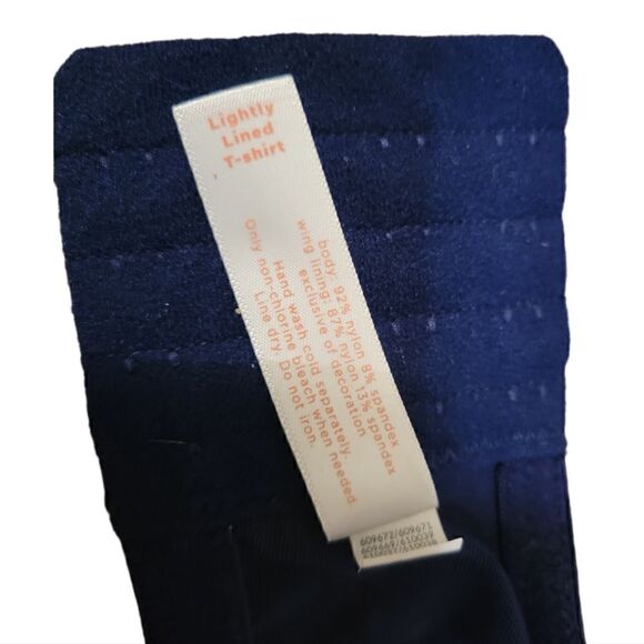 NWOT Cacique Light Lightly Lined T-Shirt Bra Luminous Floral 44D - Picture 11 of 11